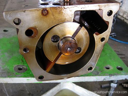 Repairing Two-stage Rotary Vane Vacuum Pumps